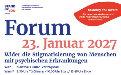 Forum Stand by You Schweiz 2027 – Wider die Stigmatisierung von Menschen mit psychischen Erkrankungen